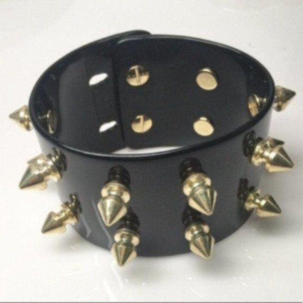 Diana Broussard Ian Bracelet In Black And Gold